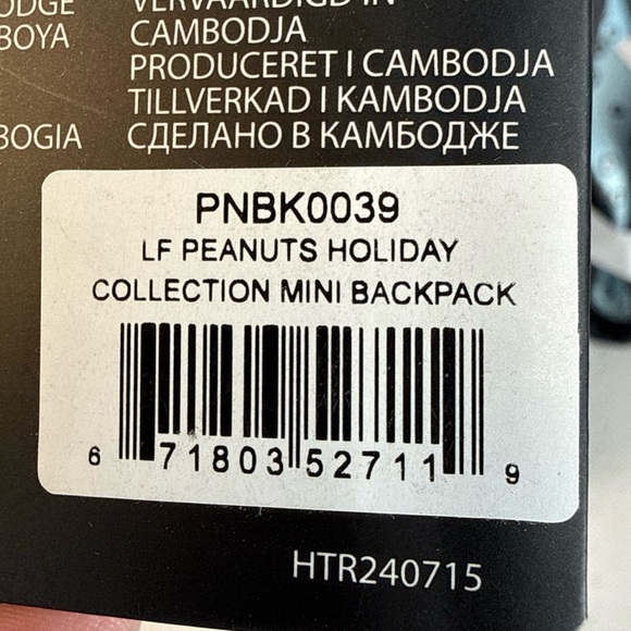 Loungefly Peanuts Snoopy Puffer Winter Mini Backpack Winter Holiday Bag NWT - Picture 13 of 16